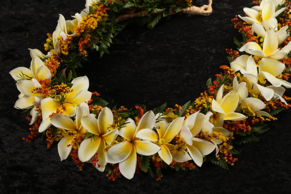 Flower Show – Plumeria Lei – Southern California Plumeria Society