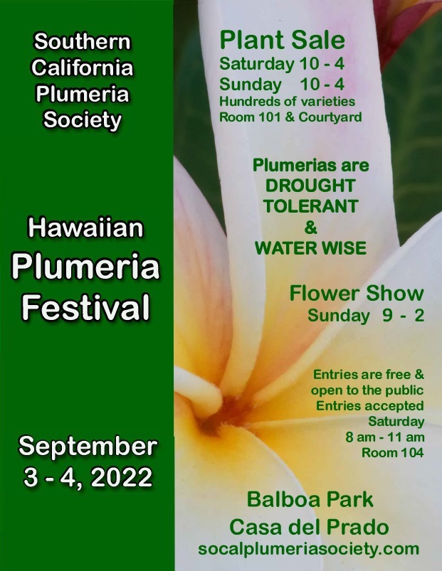 Hawaiian Plumeria Festival Southern California Plumeria Society